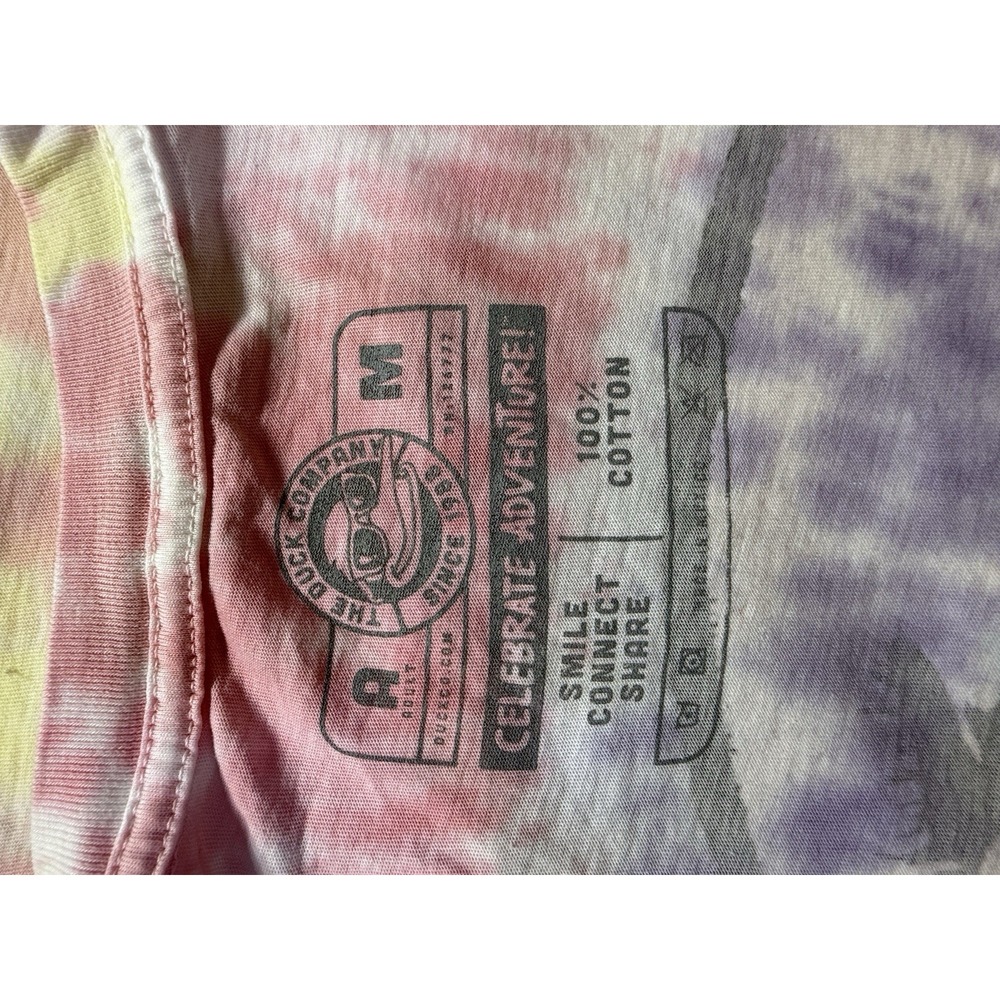Duke Clothing Co Minnesota Tie-Dye Moose Graphic Double-Sided Cotton T-Shirt M - Picture 5 of 5